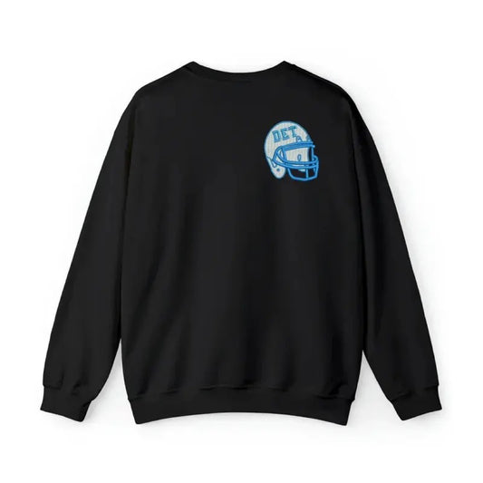 Unisex Detroit Helmet Crew Neck  Knit Fabric Long Ribbed Crew Neck Stylish Embroidered T-Shirts, Hoodie, Sweatshirt