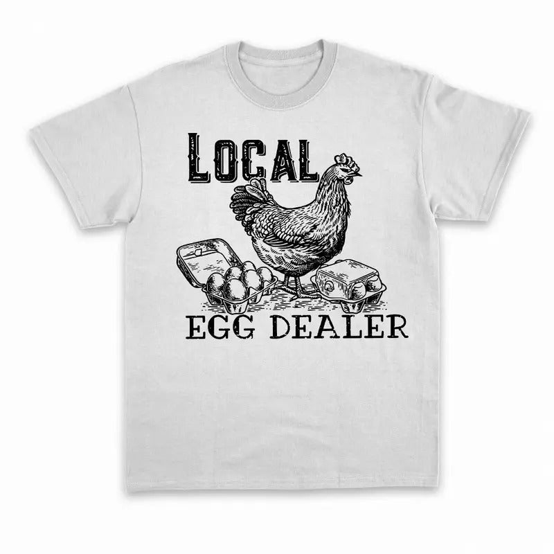 Unisex Easter Shirts Chicken shirt, Local Egg Dealer  T-Shirt  , Sweatshirt  and Hoodie | WearSparks.com