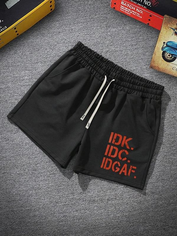 Unisex Letter Print Boxer Brief, Regular Fit Casual Comfy Breathable Underwear for Daily Wear, Mens Underwear for Summer...