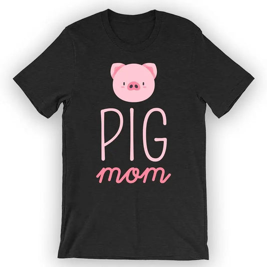 Unisex Pig Mom T-Shirt Funny Pig Shirt Top Womenswear Hoodie, Sweatshirt | WearSparks.com