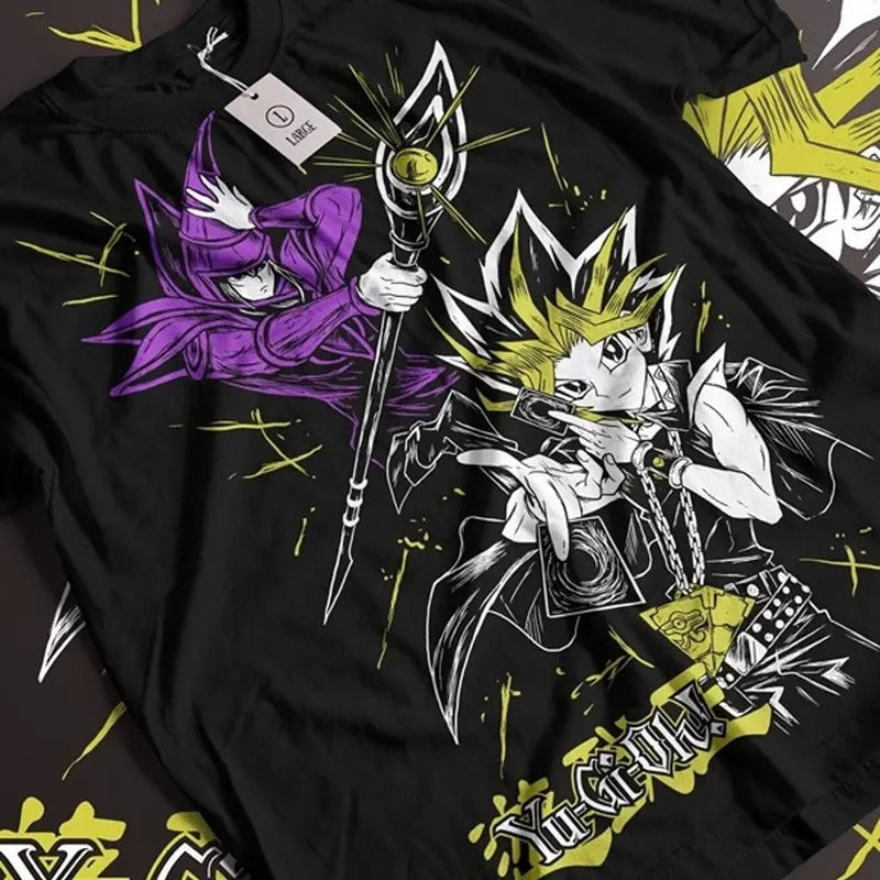 Unisex T-shirt Yugioh! Anime Black Yugioh Anime Manga Tshirt Tee All Sizes Hoodie, Sweatshirt | WearSparks.com