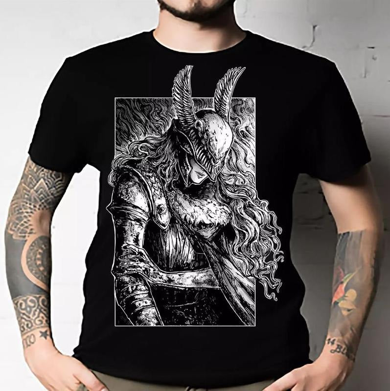 Unisex Unisex Malenia Blade of Miquella Soulsborne Goddess of Rot Gaming Quote T-Shirt, Japanese Videogame Shirt Hoodie,...