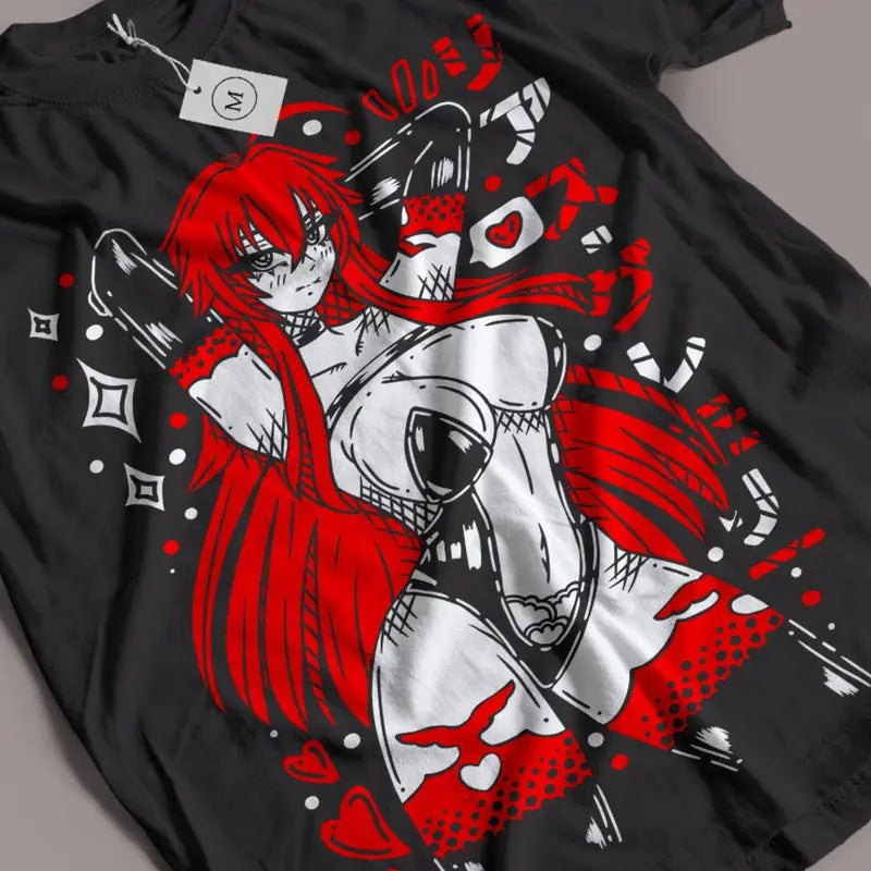 Unisex Waifu Material Anime TShirt, Maga Oscura Anime Girl Lewd Shirt, Anime Short Sleeve Shirt,Anime Graphic Short...