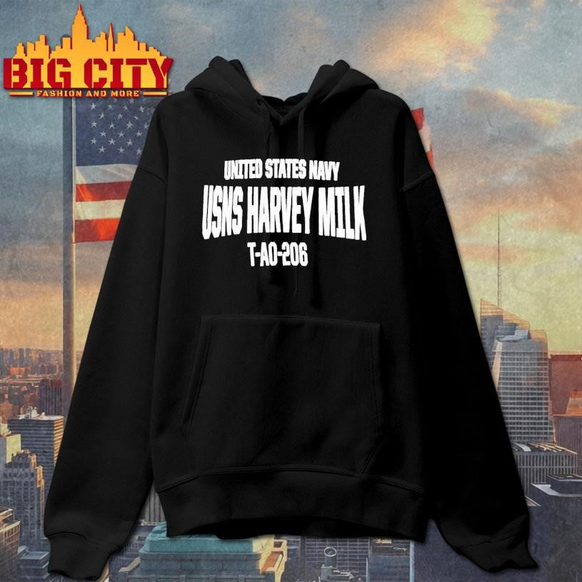 United States Navy Usns Harvey Milk T Ao 206 Shirt
