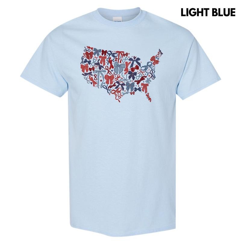 United States Of Bows Gildan Short Sleeve T-Shirt 'NLB' Hoodie, Sweatshirt | WearSparks.com