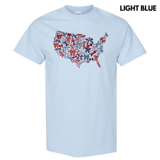 United States Of Bows Gildan Short Sleeve T-Shirt 'NLB' Hoodie, Sweatshirt | WearSparks.com