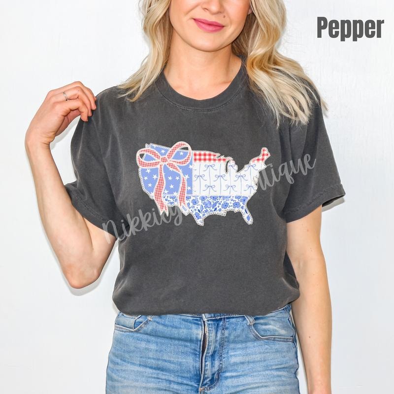 United States Patterns Comfort Colors T-Shirt 'NLB' Hoodie, Sweatshirt | WearSparks.com