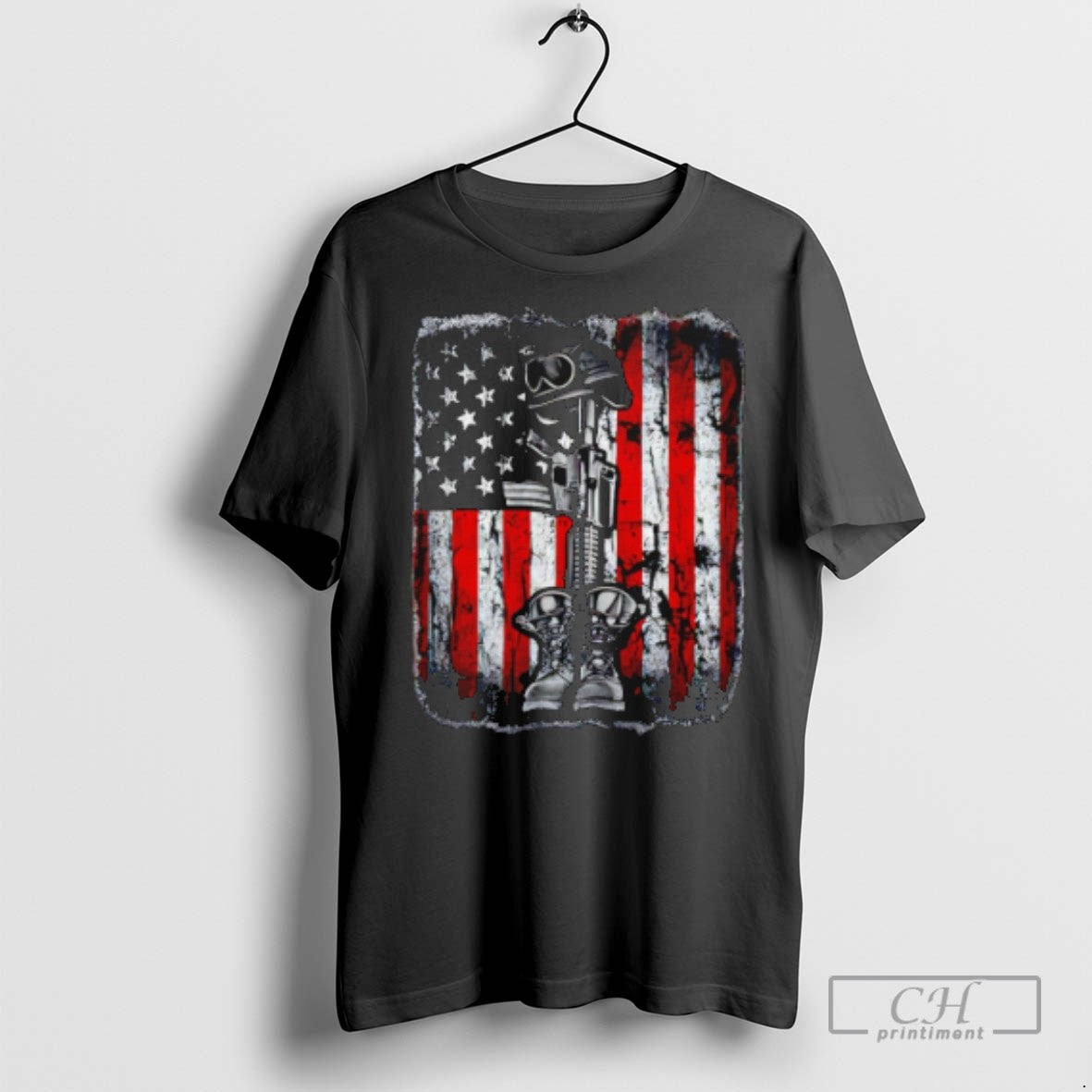 United States Veteran Flag T Shirts