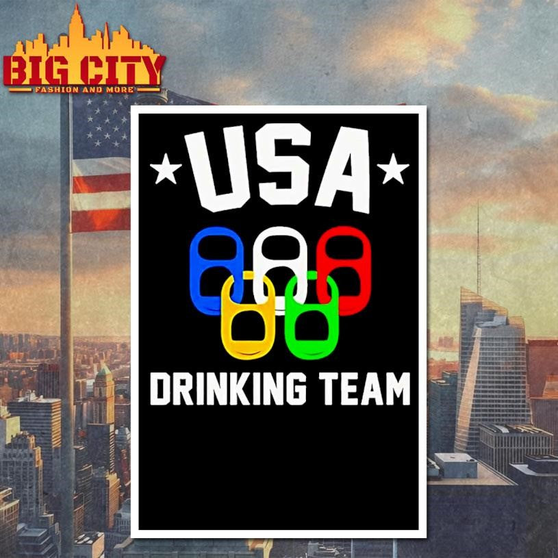 Usa Drinking Team Graphic Shirt