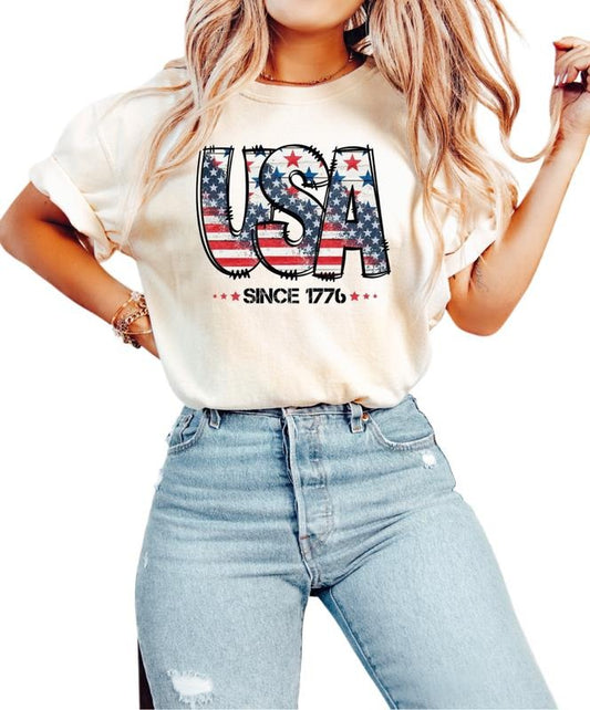 Usa Since 1776 Shirt, Fourth Of July Shirt, Usa Shirt, America Shirt, Patriotic Flag Shirt, Independence Day Shirt, Usa...