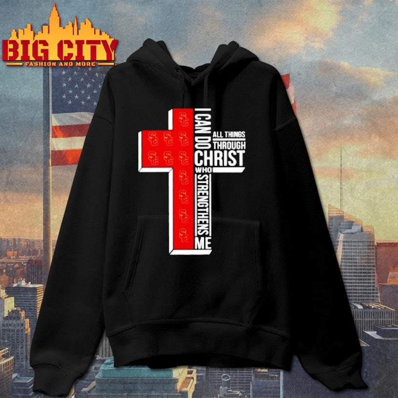 Usc Trojans Womens Basketball I Can All Things Do Through Christ Who Strengthens Me Shirt