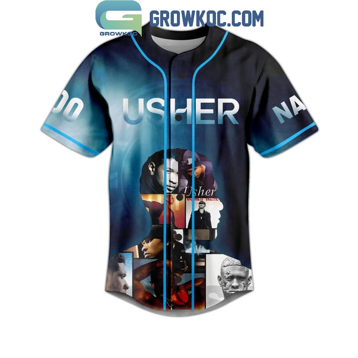 Usher Ready For Tour 2024 With Schedule Personalized Baseball Jersey