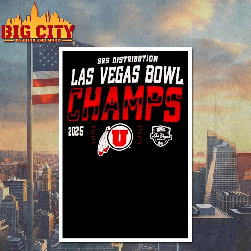 Utah Utes 2025 Las Vegas Bowl Champs Shirt