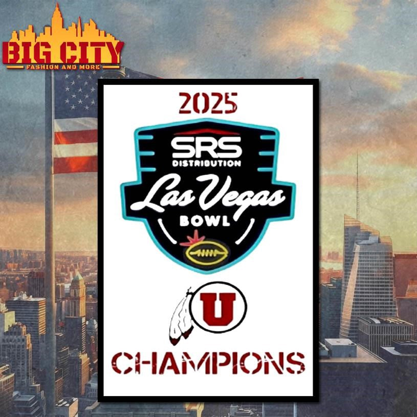 Utah Utes Las Vegas Bowl Champions 2025 Shirt