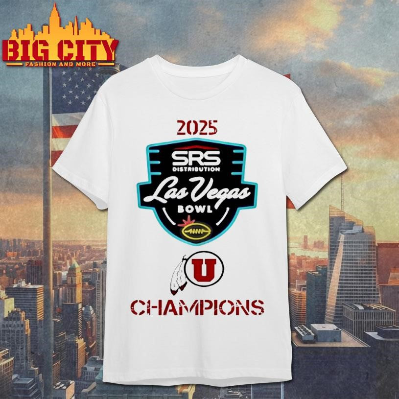 Utah Utes Las Vegas Bowl Champions 2025 Shirt