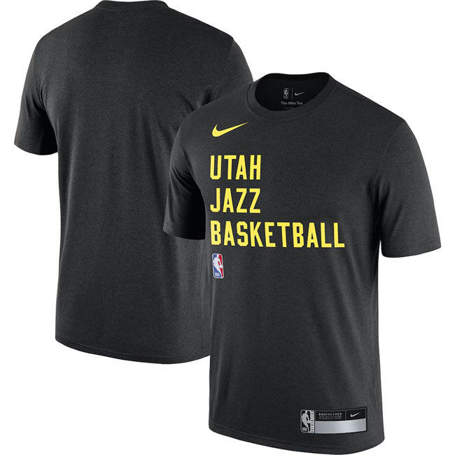Utah Jazz Black Practice T-Shirt