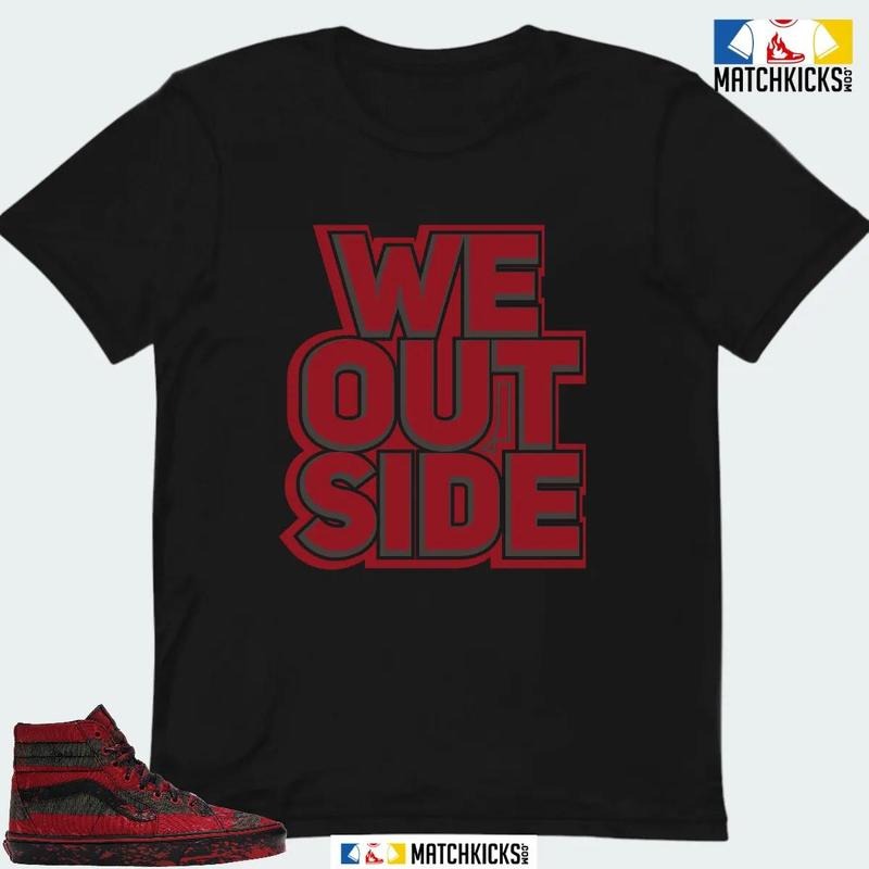 VANS SK8-HI HORROR PACK NIGHTMARE ON ELM STREET FREDDY KRUEGER SNEAKER MATCHING T-SHIRT (WE OUTSIDE) Hoodie, Sweatshirt
