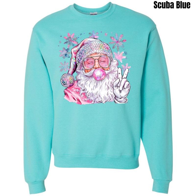 VSCO Girly Santa Sweatshirt 'NLB' T-Shirts, Hoodie | WearSparks.com