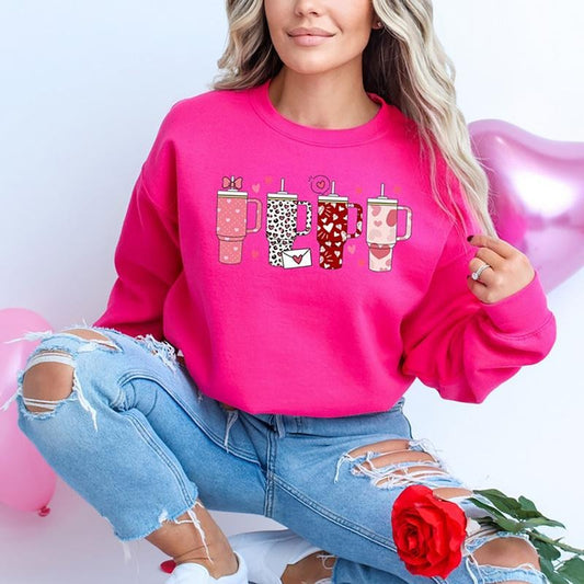 Valentine Tumbler Sweatshirt, Hoodie, T-shirt, Valentine's Day Gifts | WearSparks.com