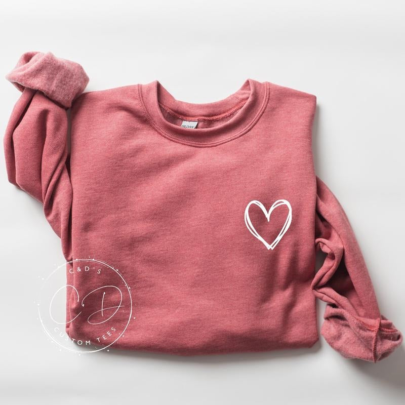 Valentine's Day Sweatshirt, Valentine's Day Shirt, Valentines Tees Hoodie | WearSparks.com