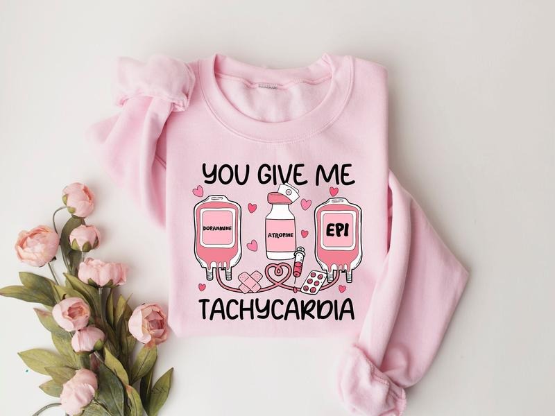 Valentines Day Nurse Sweatshirt, Nurse Valentine Shirt, Nurse Valentines Gifts, Valentine Nurse Sweaters, Valentine...