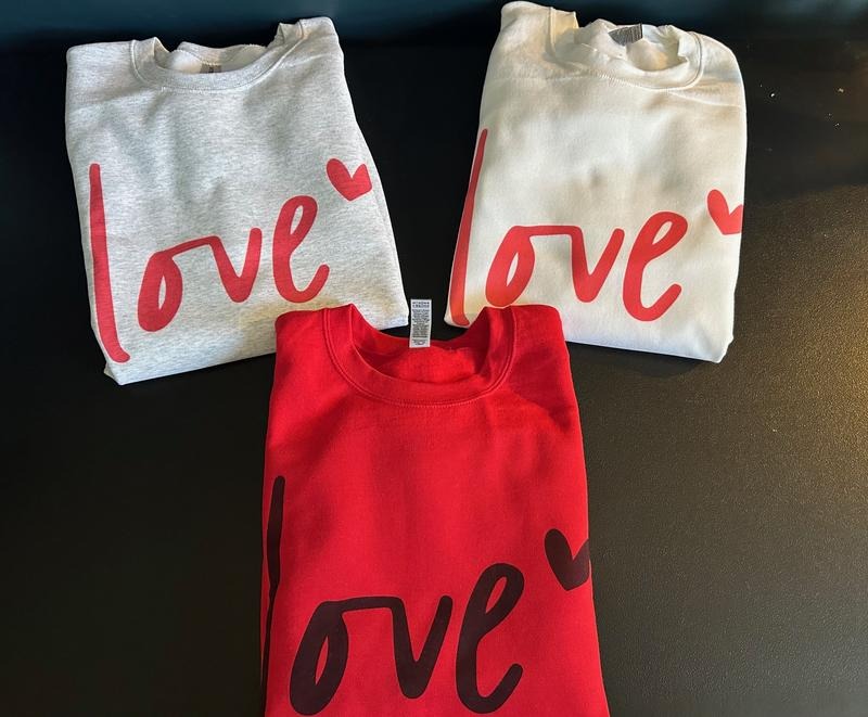 Valentines Love Sweatshirt T-Shirts, Hoodie | WearSparks.com