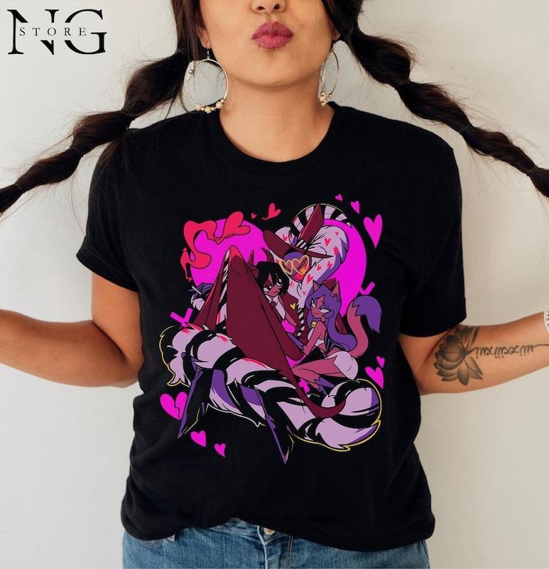 Valentino Hazbin Hotel Characters, Hazbin Hotel Tshirt Hoodie, Sweatshirt | WearSparks.com