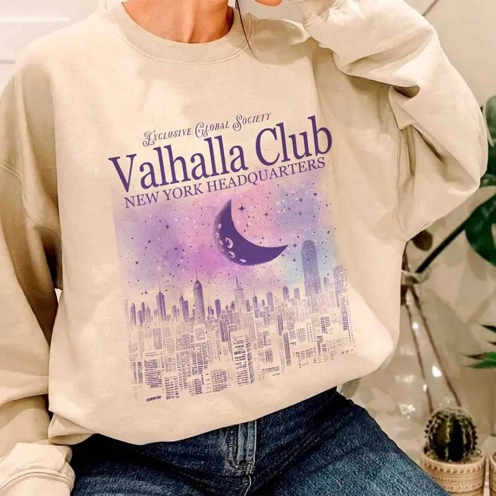 Valhalla club Sweatshirt, Kings of Sin series by Ana Huang merch, Twisted series shirt, Romance Book Merch, Bookish Shirt...