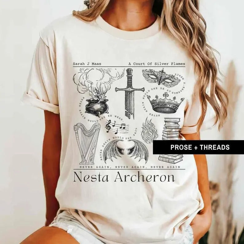 Valkyrie ACOTAR shirt Nesta Sarah J Maas Acotar Merch Bookstagram Cassian SJM merch Booktok Merch Sarah J Maas Merch Lady...