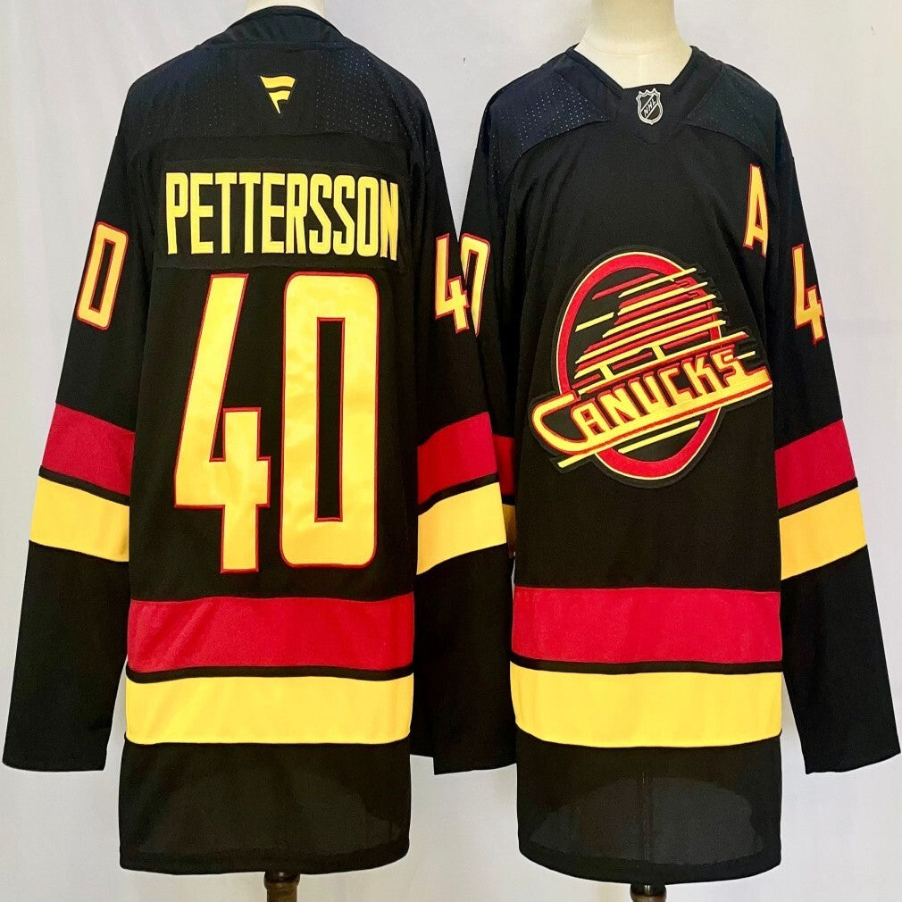 Vancouver Canucks #40 Elias Pettersson Style 3