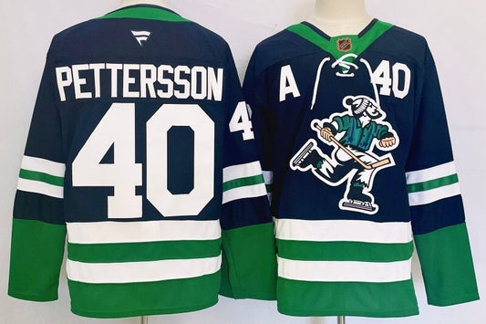 Vancouver Canucks #40 Elias Pettersson Style 4