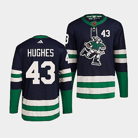 Vancouver Canucks #43 quinn-hughes-navy-2022reverse-retro-2.0-authentic-primegreen-jersey
