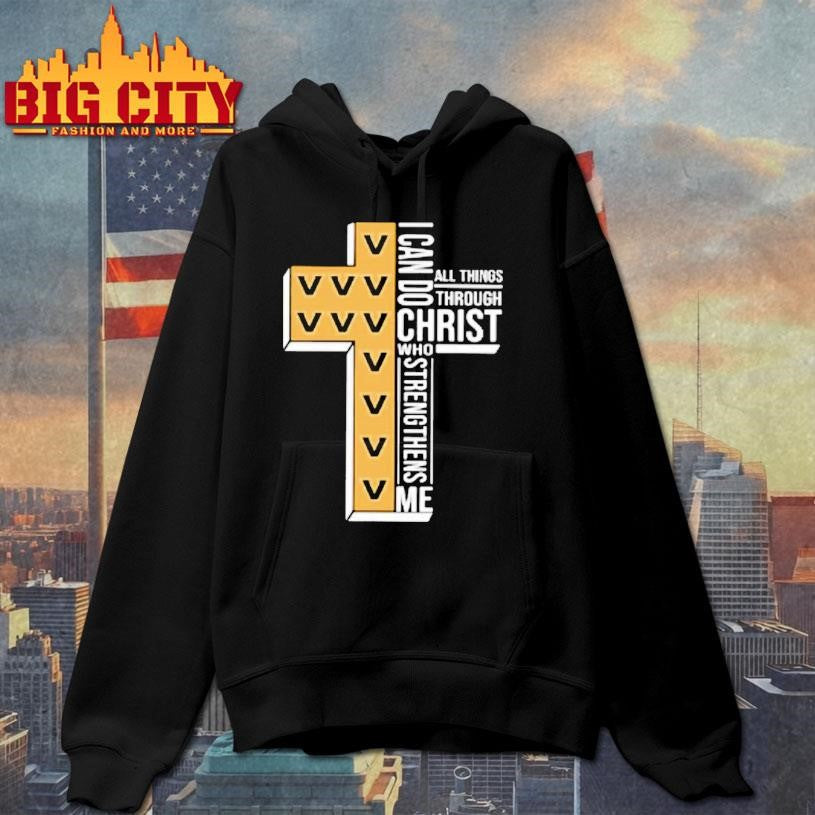 Vanderbilt Commodores Womens Basketball I Can All Things Do Through Christ Who Strengthens Me Shirt