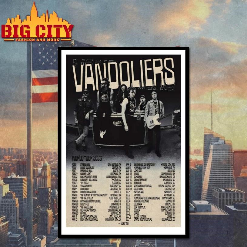 Vandoliers World Tour 26-Portrait Poster Shirt
