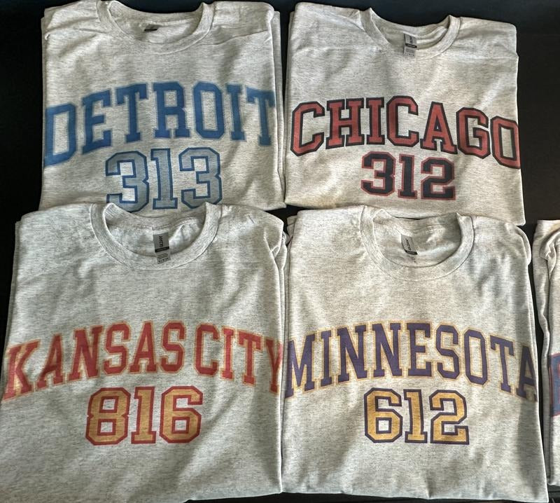 Varsity Area Code Football T Shirt Hoodie, Sweatshirt | WearSparks.com