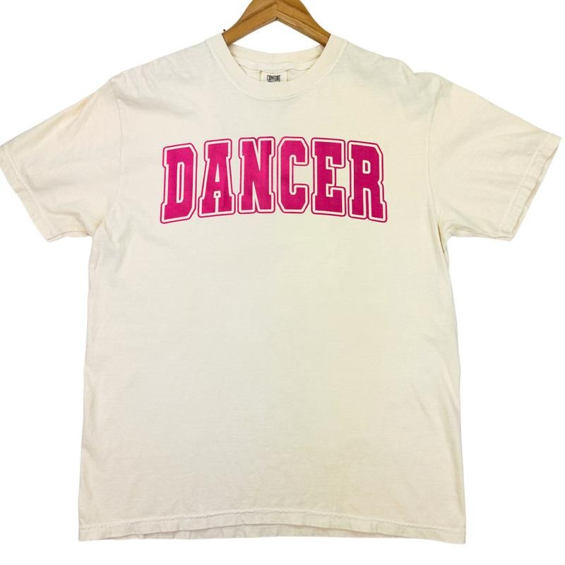 Varsity Letter Dancer Comfort Colors T-Shirt Hoodie, Sweatshirt | WearSparks.com