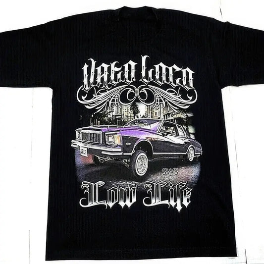 Vato Loco LOWRIDER Low Life T-shirt Black Collection Hoodie, Sweatshirt | WearSparks.com
