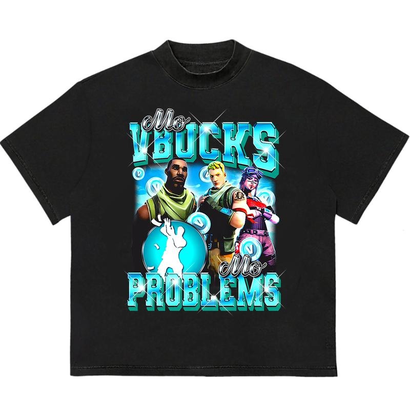 Vbocks Fortniite T-Shirt Relaxed Fit Trendy, Viral, and On-Point Vintage 90s Graphic Tee Hoodie, Sweatshirt | WearSparks.com