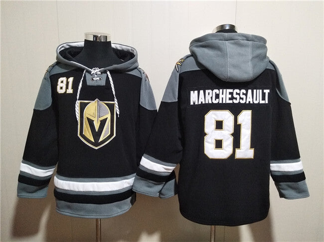Vegas Golden Knights #81 Jonathan Marchessault Black Ageless Must-Have Lace-Up