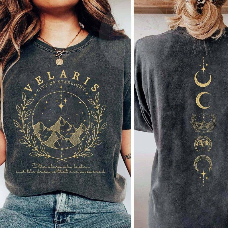 Velaris ACOTAR Comfort Colors Shirt, Velaris City Of Starlight, The Night Court Shirt, SJM Merch Shirt, Court of Dreams,...