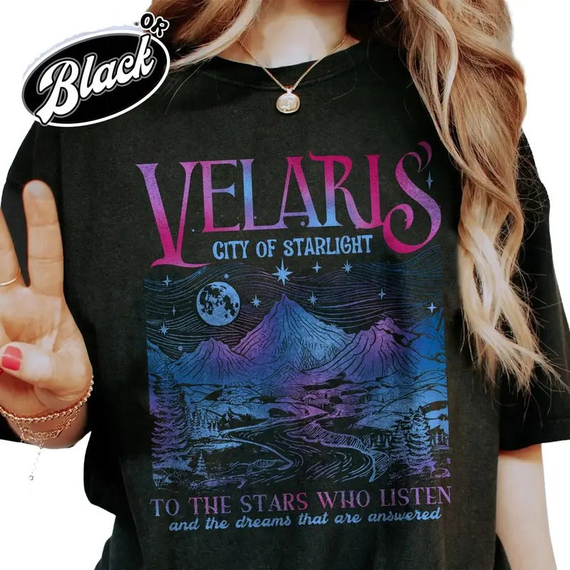 Velaris City Of Starlight Acotar Comfort Color Shirt Hoodie, Sweatshirt | WearSparks.com