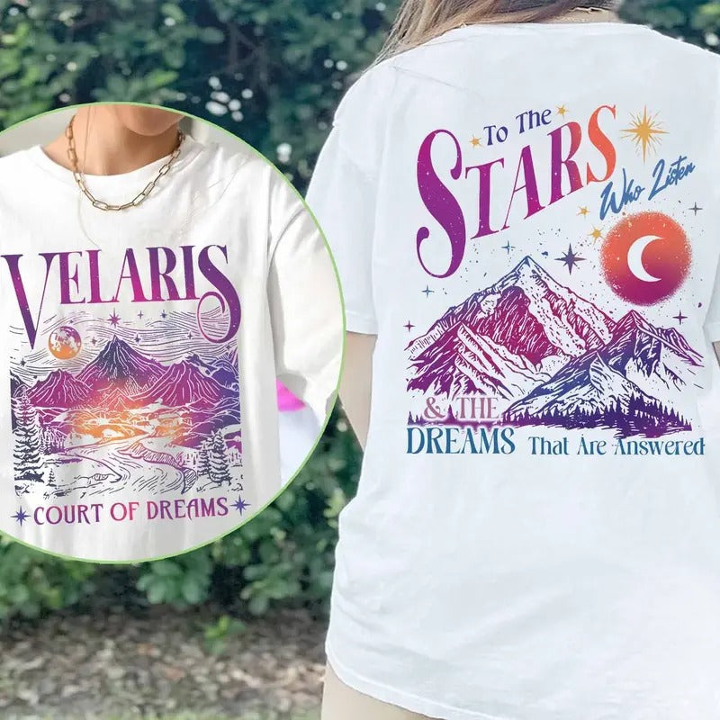 Velaris City Of Starlight Acotar Shirt, The Night Court Shirt, Court Of Dreams, Rhysand, Cassian, Sarah J Maas, Booklover...