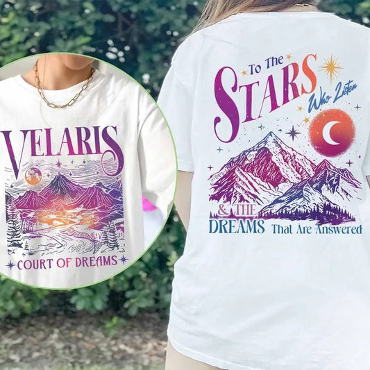 Velaris City Of Starlight Acotar Shirt, The Night Court Shirt, Court Of Dreams, Rhysand, Cassian, Sarah J Maas, Booklover...