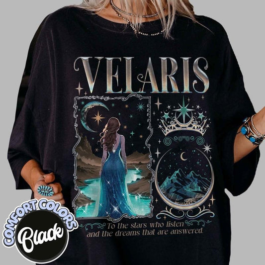 Velaris City of Starlight Acotar T-Shirt, The Night Court Shirt, Court Of Dreams, Rhysand, Cassian, Sarah J Maas,...