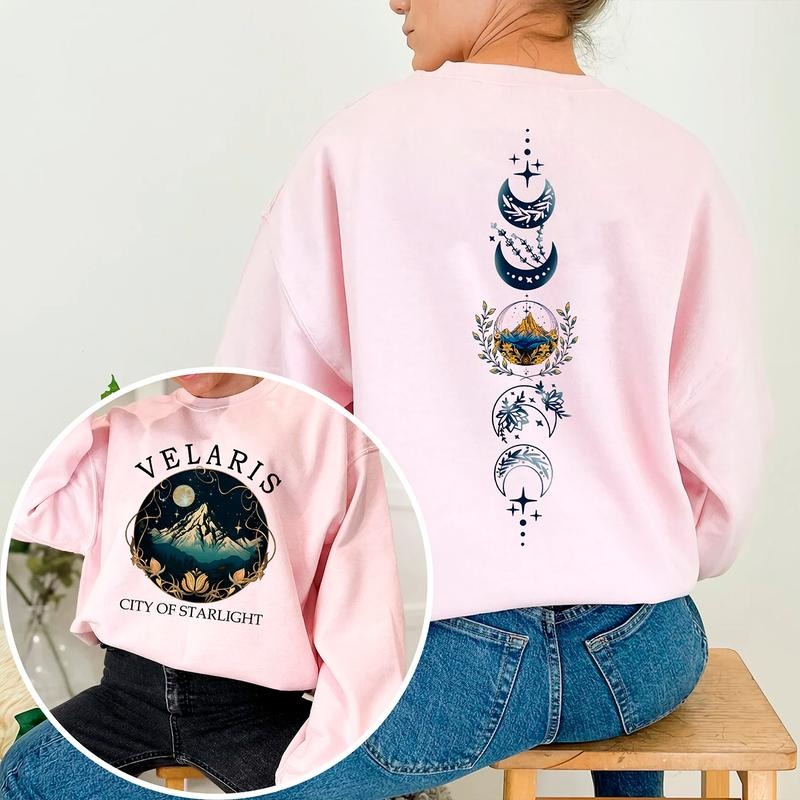 Velaris City of Starlight Crewneck Sweatshirt Womenswear Hoodie T-Shirts | WearSparks.com