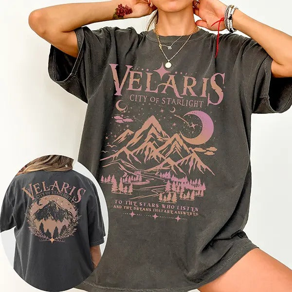 Velaris Shirt, ACOTAR Comfort Colors, City Of Starlight, Night Court T-Shirt, Rhysand Quotes, Sarah J Maas Apparel, Book...