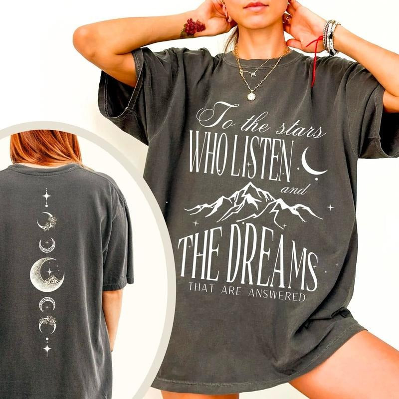 Velaris Shirt, To the Stars Who Listen, Acotar Shirt, Acotar Sweatshrt, Night Court Shirt, Bookish Sweatshirt Hoodie