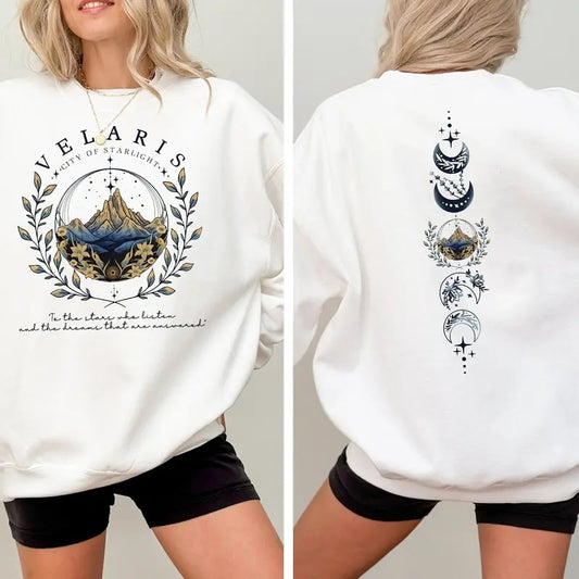 Velaris Sweatshirt, The Night Court Hoodie, Velaris City of Starlight Sweater, Starlight Acotar Shirt, Bookish Shirt,...