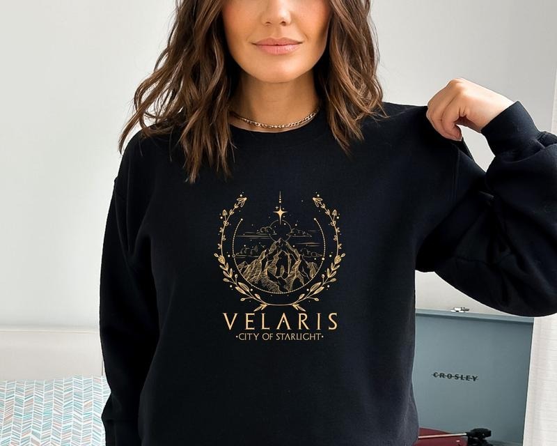 Velaris Sweatshirt, Velaris City Of Starlight Hoodie, The Night Court Sweatshirt, Merch Shirt, City of Starlight Sweater,...