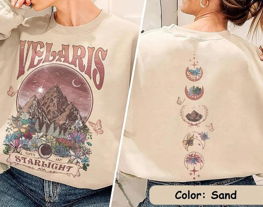 Velaris Sweatshirt, Velaris City Of Starlight Shirt, The Night Court Tee Shirt, SJM Merch, City of Starlight Sweater,...